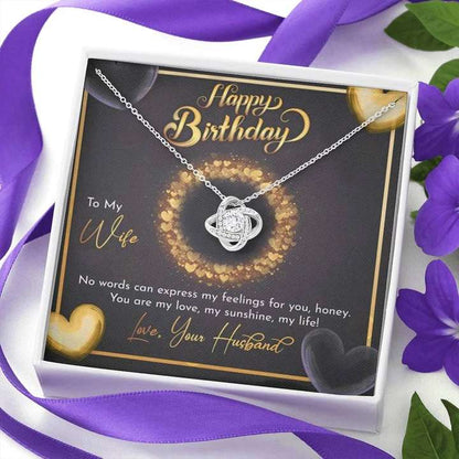 Unique Wife Birthday Gift - Pure Silver Pendant & Message Card | Combo Gift Box Rakva