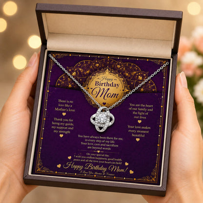 Rakva 925 Sterling Silver Birthday Necklace for Mom – Happy Birthday Mom Jewelry Gift from Daughter Son, Heartfelt Mother’s Birthday Gift