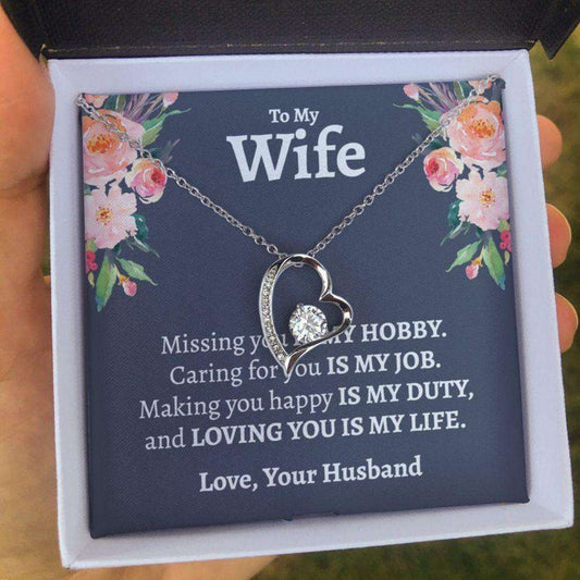 Wife Necklace, A Gift For Wife, For Wife Just Because, Necklace For Wife Birthday, Thoughtful Gift For Wife, A Good Gift For Wife For Karwa Chauth Rakva