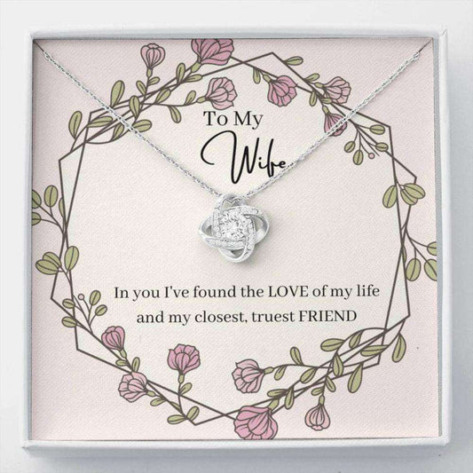 Wife Necklace, Anniversary Gift For Wife, To My Wife Necklace, Present For Wife, Marriage Gifts For Karwa Chauth Rakva