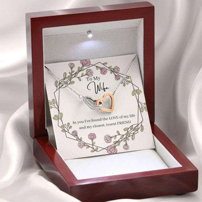 Wife Necklace, Anniversary Gift For Wife, To My Wife Necklace, Present For Wife, Marriage Gifts For Karwa Chauth Rakva