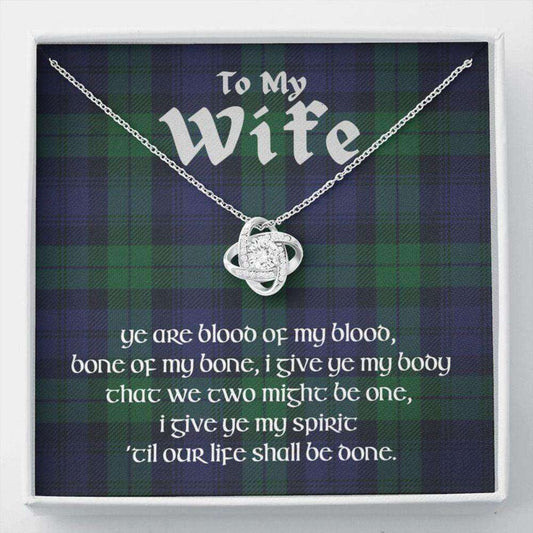 Wife Necklace, Celtic, Celtic Celtic Necklace, Gift For Wife Anniversary For Karwa Chauth Rakva