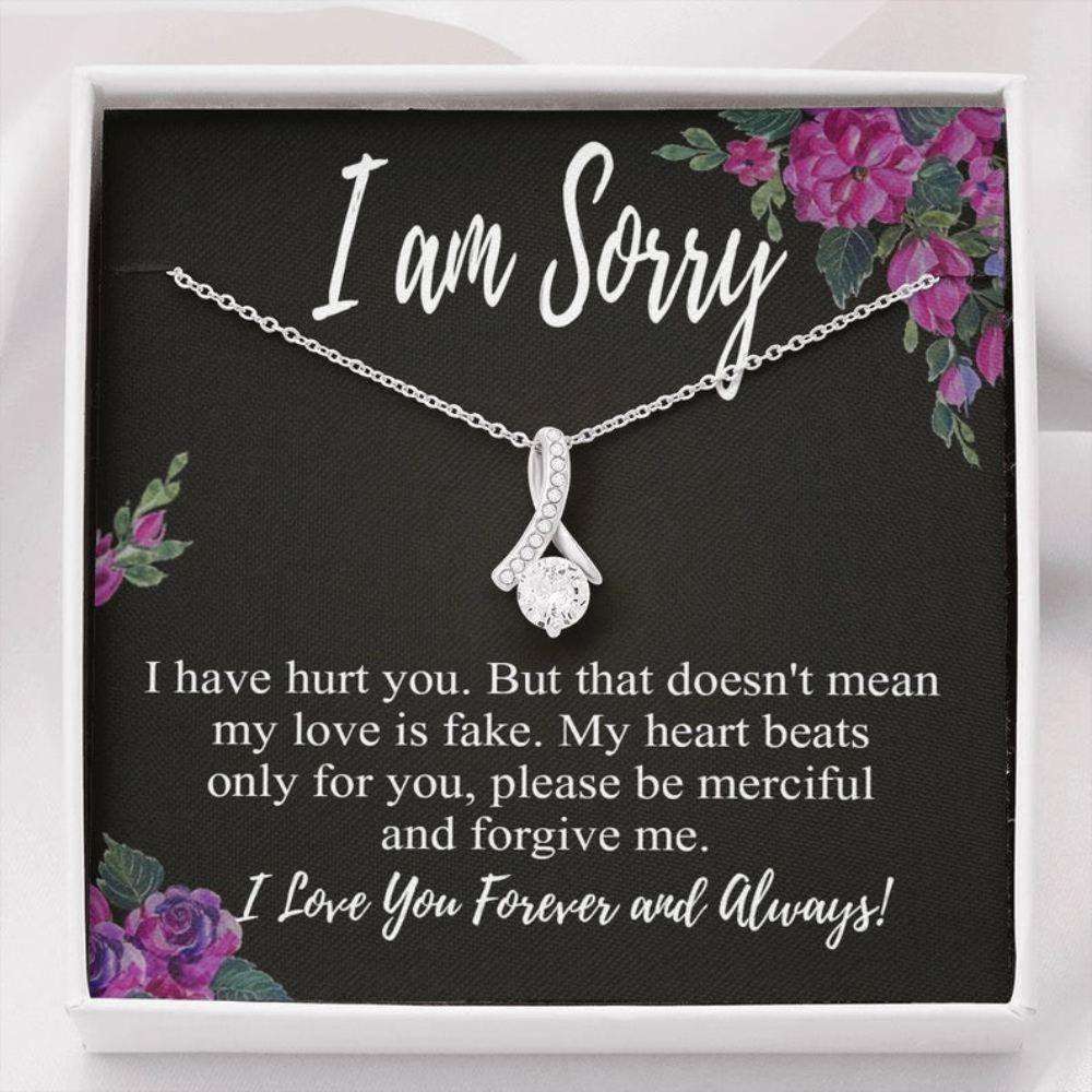 Wife Necklace, Girlfriend Necklace, Apology Gift For Her, Alluring Necklace, Apology Gift, Forgiveness Gift, Sorry Gift For Wife For Karwa Chauth Rakva
