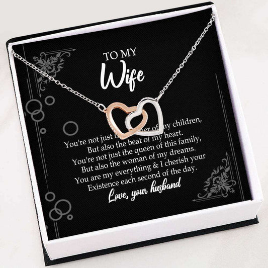 Wife Necklace “ Necklace For Women Girl “ To My Wife From Husband Necklace Gift For Wife For Karwa Chauth Rakva