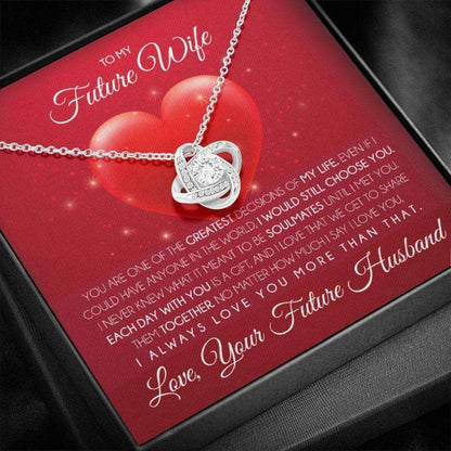 Wife Necklace, Necklace Gift For Future Wife From Husband, Gift For Girlfriend, Bride, Fiance, Wedding Gifts For Friend Rakva