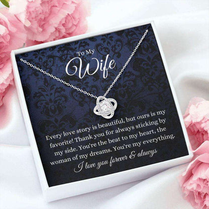 Wife Necklace, To My Wife Necklace, Anniversary Gift For Wife, Birthday Gift For Wife From Husband For Karwa Chauth Rakva