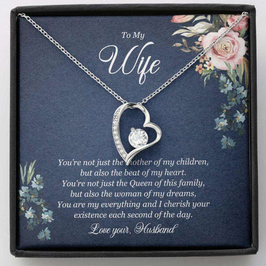 Wife Necklace, To My Wife Necklace “ Gift For Wife From Husband, Anniversary Gift For Wife For Karwa Chauth Rakva