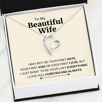 Wife Necklace, To My Wife Necklace, Gift For Wife, Soulmate Gift, Gift For Wife, I Love My Wife For Karwa Chauth Rakva