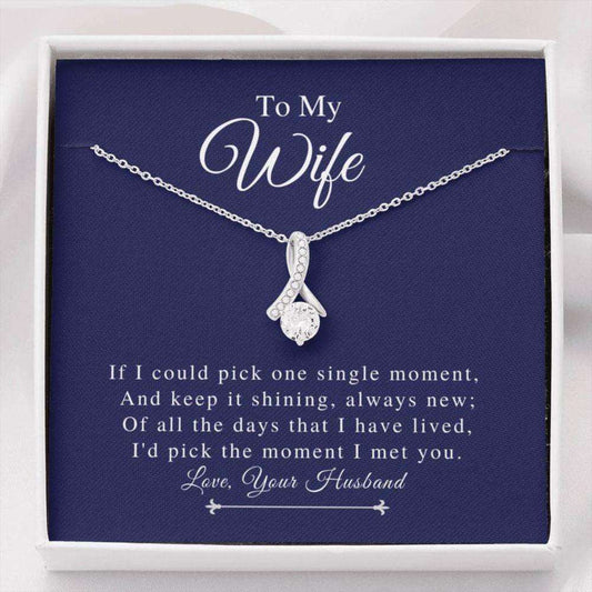 Wife Necklace, To My Wife Necklace, Valentines Gift For Wife, Soulmate Gift, Gift For Wife For Karwa Chauth Rakva