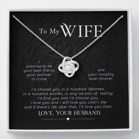 Wife Necklace, To My Wife Necklace Œi Promise To Be Your Best Friend” “ Gifts For Wife For Karwa Chauth Rakva