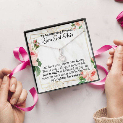 You Got This Necklace, Break Up Gift Necklace, Breakup Care Package, Gift Of Encouragemen Rakva