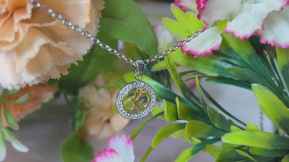 Om 925 Sterling Silver Pendant Necklace with Chain – Spiritual Jewelry | Rakva