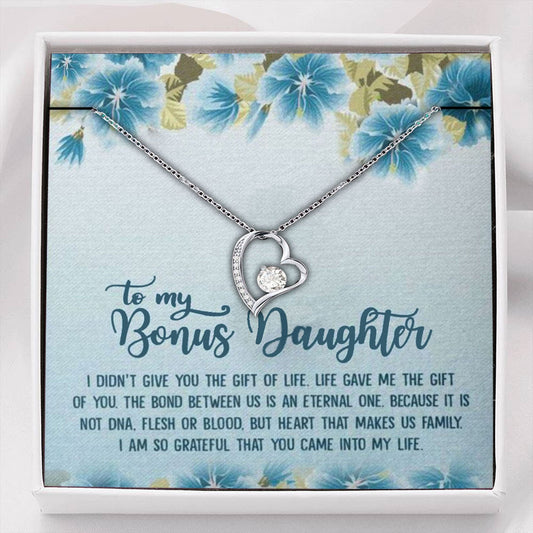 Stepdaughter Necklace, Unbiological Daughter Gifts, Bonus Daughter  Necklace Rakva