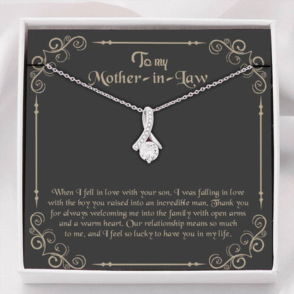 Mother-In-Law Necklace, To My Future Mother-In-Law Necklace, Gift For Mother-In-Law Thank You