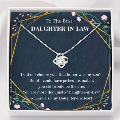 Daughter-In-Law Necklace, To My Daughter-In-Law Necklace, Gift For Bonus Daughter Wedding Gift