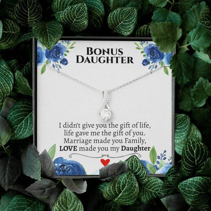 Daughter Necklace, Bonus Daughter Necklace, Gifts For Bonus Daughter, Daughter-In-Law, Stepdaughter