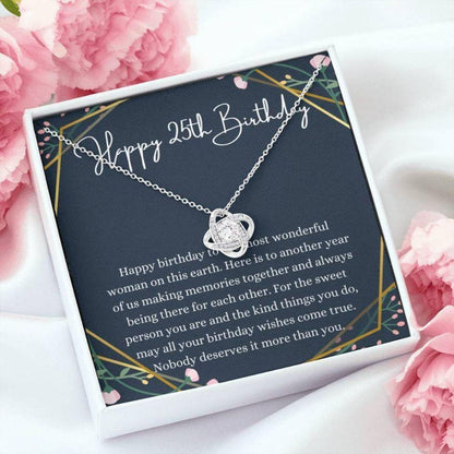 Girlfriend Necklace, Friend Necklace, 25Th Birthday Necklace, 25Th Birthday Gift For Her, Twenty Fifth Birthday Gift