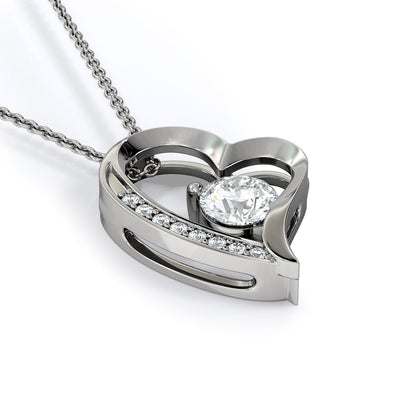 Best Surprise Gift For Wife With Message Card - 925 Sterling Silver Pendant