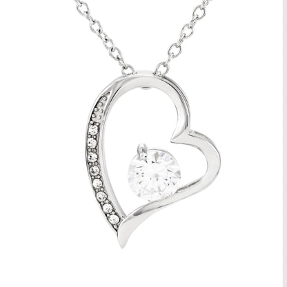 Romantic Gift For Wife Online - 925 Sterling Silver Pendant With Message Card