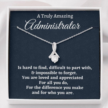 Administrator Necklace Appreciation Gift For An Administrator