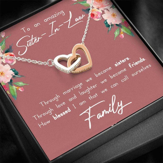 Sister Necklace, Amazing Sister In Law Necklace, Sister In Law Wedding Gift Rakva
