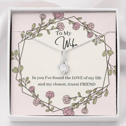 Wife Necklace, Anniversary Gift For Wife, To My Wife Necklace, Present For Wife, Marriage Gifts