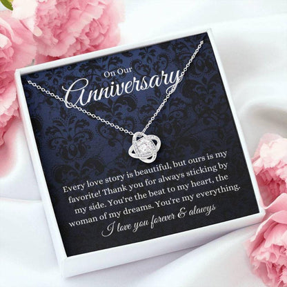 Wife Necklace, Anniversary Gift Necklace For Wife, Anniversary, Girlfriend Anniversary