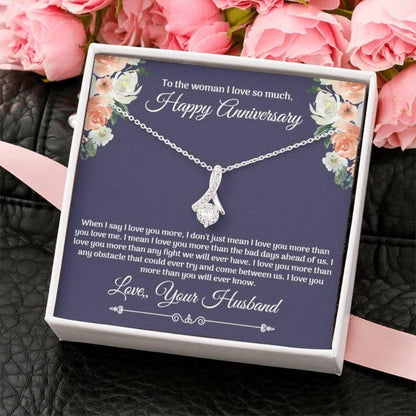Wife Necklace, Anniversary Necklace Gift For Wife, Thoughtful Anniversary Gifts For Her
