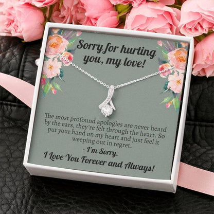 Girlfriend Necklace, Future Wife Necklace, Wife Necklace, Apology Necklace Gift For Her, Forgiveness Gift, Sorry Gift
