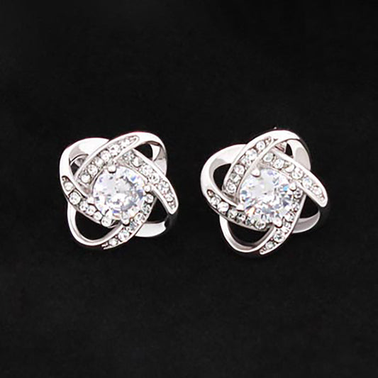 Rakva Love Knot Earrings - 925 Sterling Silver