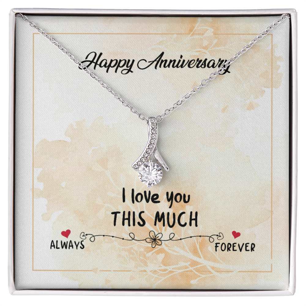Copy of ANNIVERSARY Final Alluring - 925 Sterling Silver Necklace
