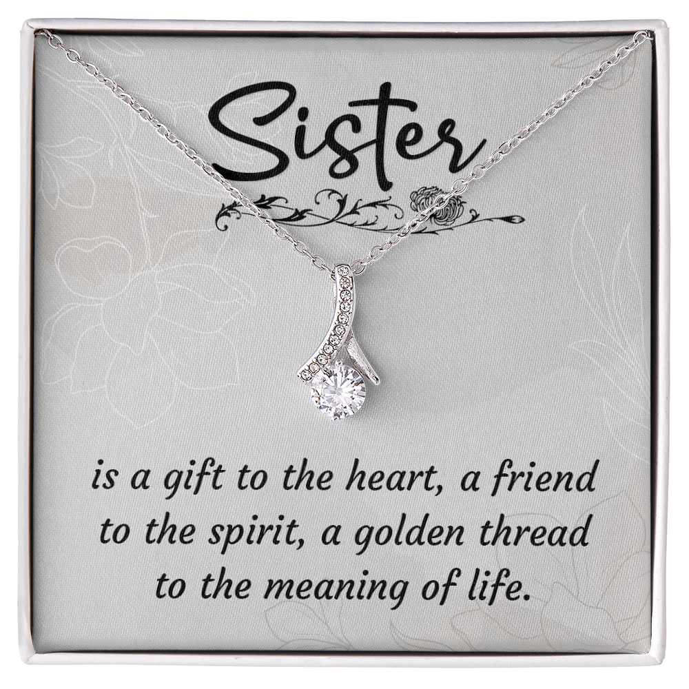 A sister is a gift Alluring - 925 Sterling Silver Necklace Rakva
