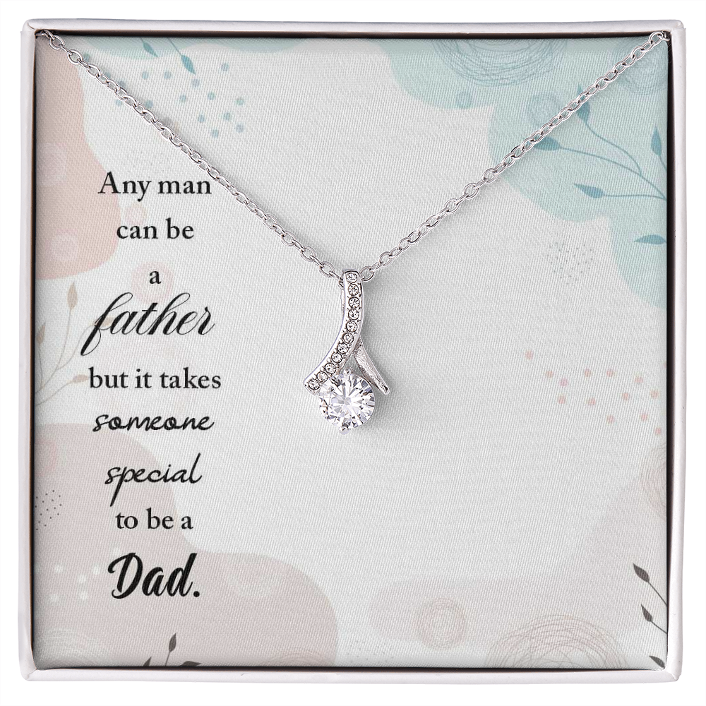 Any man can be a father Alluring - 925 Sterling Silver Necklace