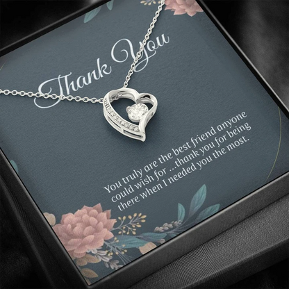 Thank You Gift For Best Friend Girl- 925 Sterling Silver Pendant