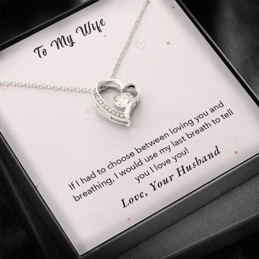 Best Surprise Gift For Wife With Message Card - 925 Sterling Silver Pendant Rakva