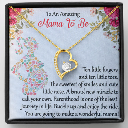 Amazing Gift For Pregnant Woman - 925 Sterling Silver Pendant Gift Box