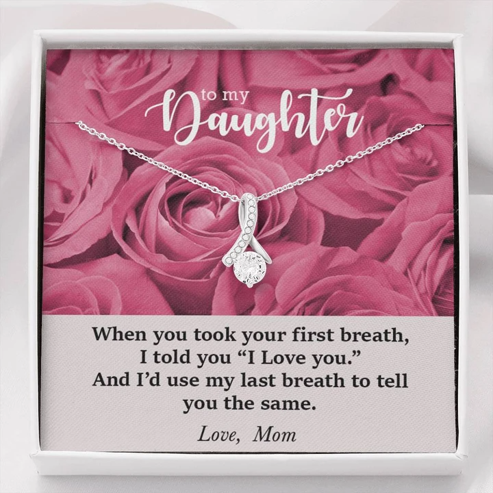 Unique & Special Gift For Daughter From Mom - 925 Sterling Silver Pendant