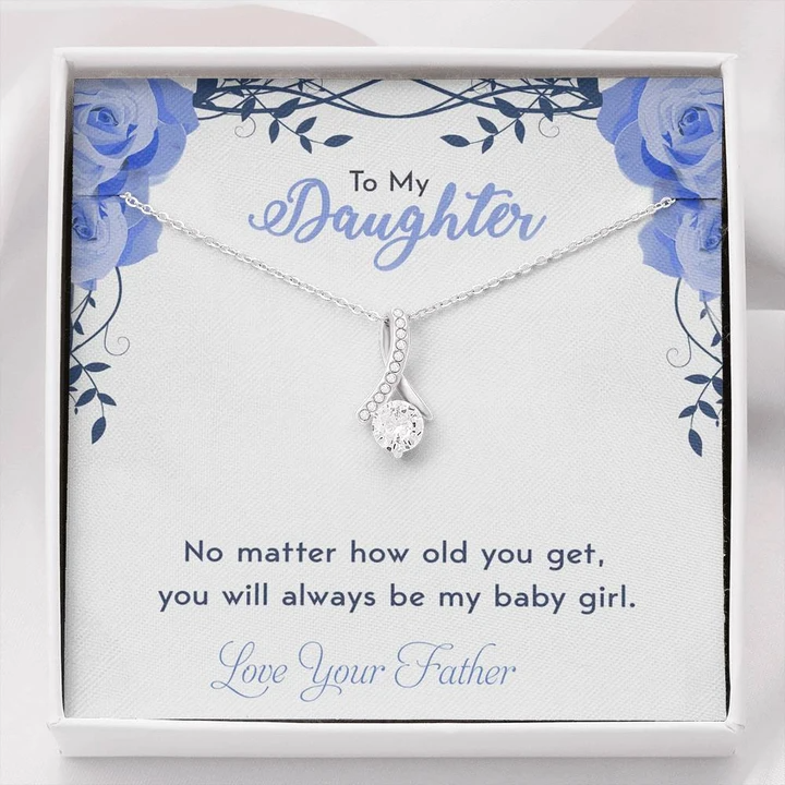 Special Gift To Daughter From Father - 925 Sterling Silver Pendant