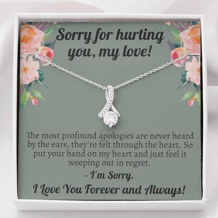 Sorry Gift For Your Love - 925 Sterling Silver Pendant