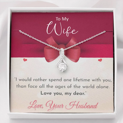 Lovely Gift For Wife From Husband- 925 Sterling Silver Pendant