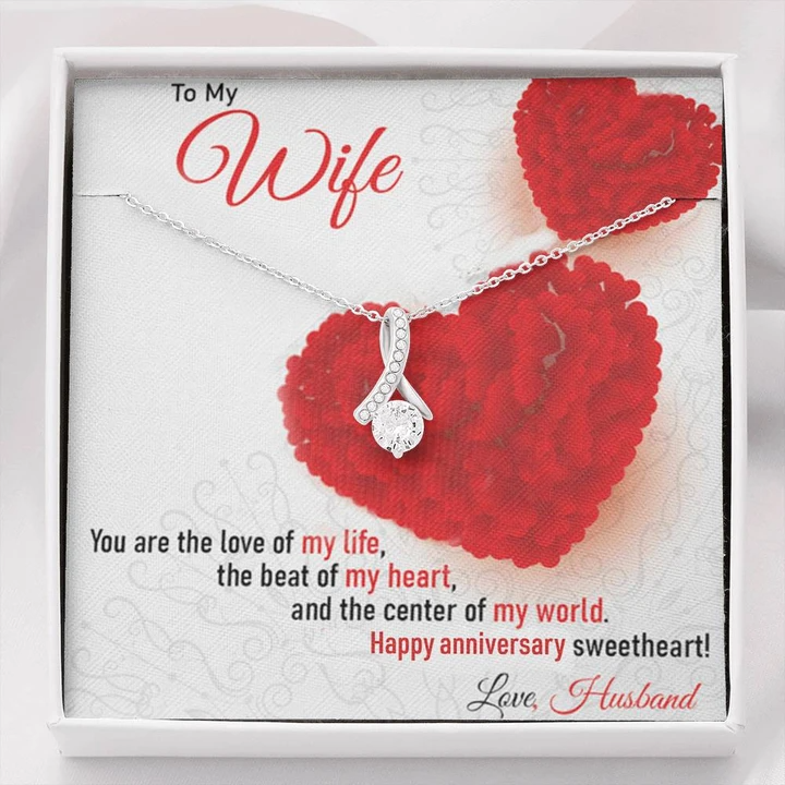 Unique Wedding Anniversary Gift For Wife - 925 Sterling Silver Pendant