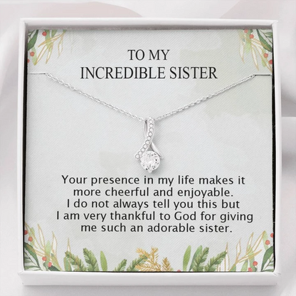 Best Unique Gift For Sister - 925 Sterling Silver Pendant