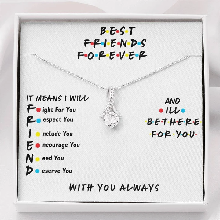 Perfect Friendship Gift For Female Bestfriend - 925 Sterling Silver Pendant