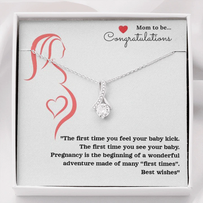 Special Silver Gift For Mom-To-Be - 925 Sterling Silver Pendant