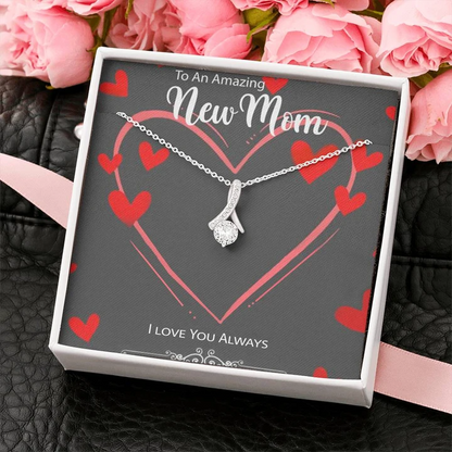 Best Gift For New Mom - Gift To Pregnant Woman - 925 Sterling Silver Pendant