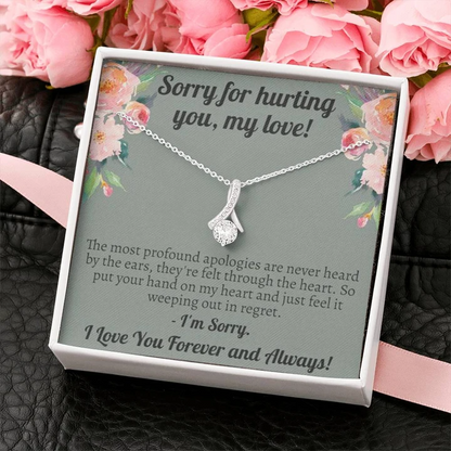 Sorry Gift For Your Love - 925 Sterling Silver Pendant
