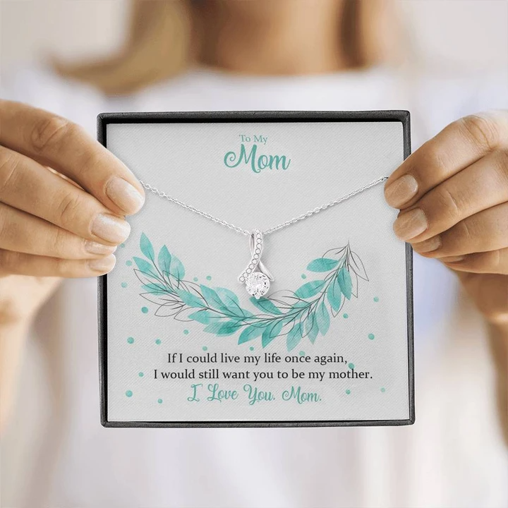 Best Unique Gift For Mom - Pure Silver Pendant & Message Card | Combo Gift Box