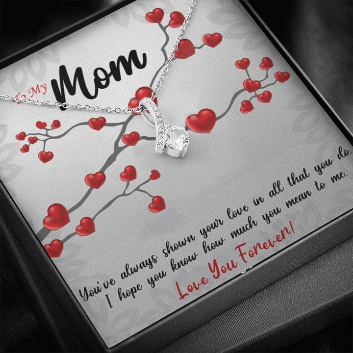 Unique Gift For Mother - 925 Sterling Silver Pendant Present