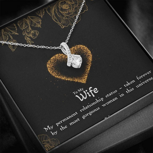 Best Romantic Gift To Wife From Husband- Pure Silver Pendant & Message Card | Combo Gift Box Rakva