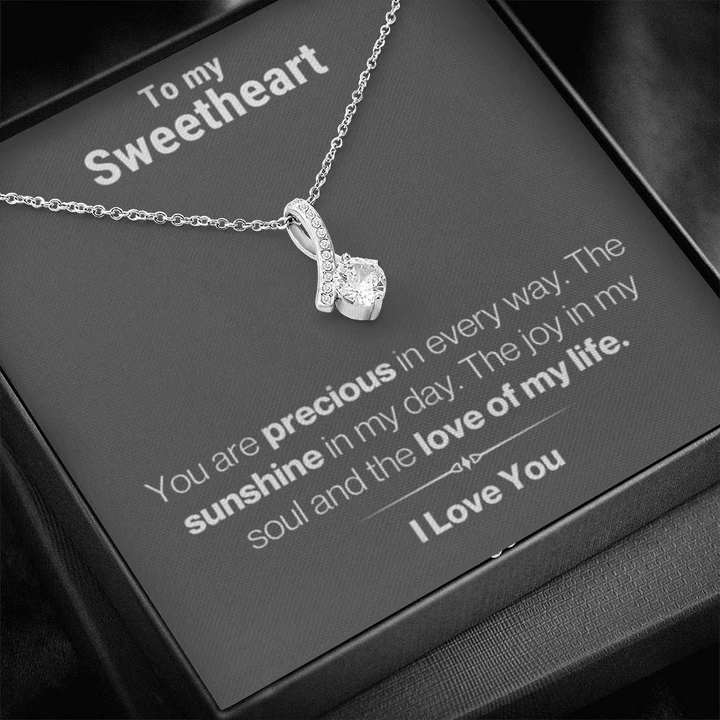 Thoughtful Romantic Gift For Wife/Girlfriend/Fiancee - 925 Sterling Silver Pendant